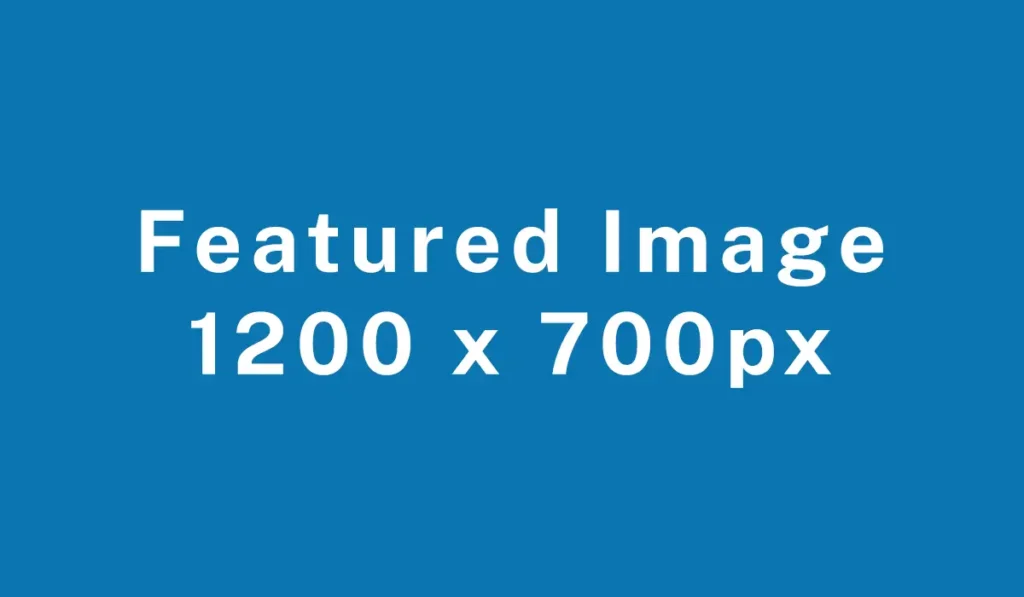 featured image example